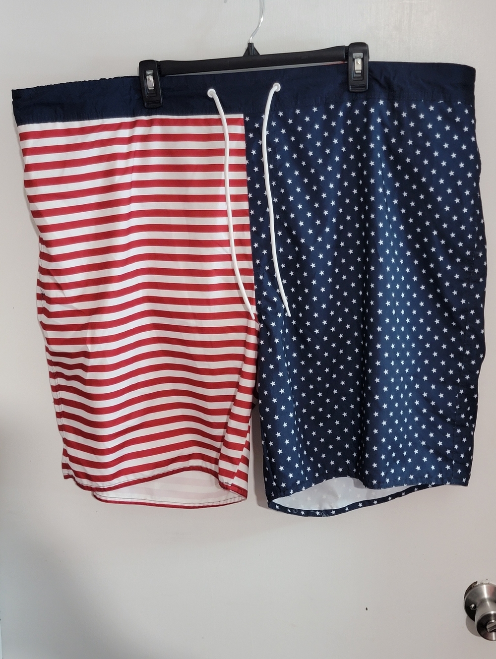 St John's Bay American Flag Swim Trunks - Red, White & Navy